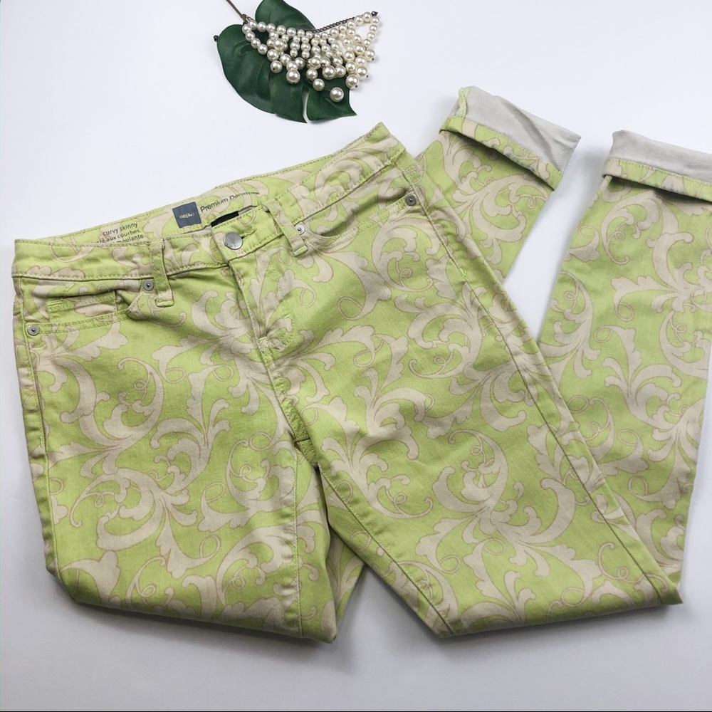 Massio curvy skinny printed jeans